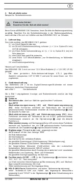 Preview for 4 page of Benning CM 2 Operating Manual