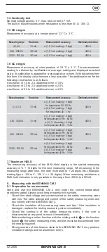 Preview for 15 page of Benning CM 2 Operating Manual