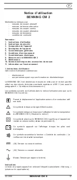 Preview for 19 page of Benning CM 2 Operating Manual