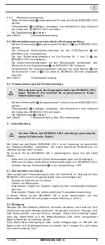 Preview for 8 page of Benning CM 4 Operating Manual