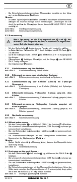 Предварительный просмотр 16 страницы Benning CM 9-1 Operating Manual