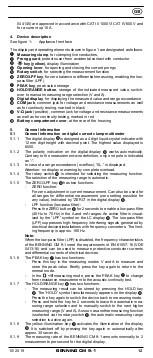 Предварительный просмотр 21 страницы Benning CM 9-1 Operating Manual