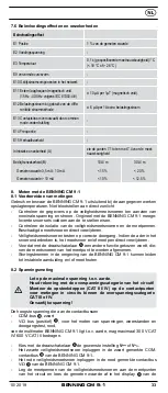 Предварительный просмотр 42 страницы Benning CM 9-1 Operating Manual