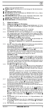 Предварительный просмотр 10 страницы Benning CM 9-2 Operating Manual