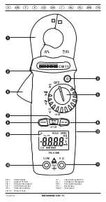 Preview for 2 page of Benning CM11 Operating Manual