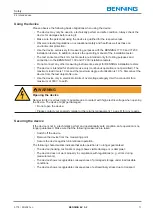 Preview for 11 page of Benning EV 3-2 Operating Manual