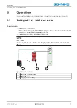 Preview for 17 page of Benning EV 3-2 Operating Manual