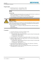 Preview for 19 page of Benning EV 3-2 Operating Manual