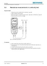 Предварительный просмотр 27 страницы Benning IT 100 Operating Manual