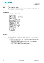 Предварительный просмотр 34 страницы Benning IT 100 Operating Manual