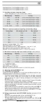 Предварительный просмотр 23 страницы Benning IT 101 Operating Manual