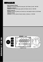 Benning IT 105 Operating Manual предпросмотр