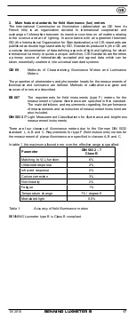 Предварительный просмотр 17 страницы Benning Luxmeter B Handbook