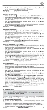 Предварительный просмотр 11 страницы Benning MM 1 Operating Instructions Manual