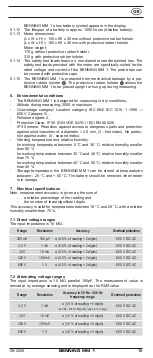 Предварительный просмотр 16 страницы Benning MM 1 Operating Instructions Manual