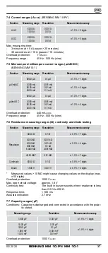 Preview for 37 page of Benning MM 10-1 Operating Manual