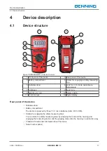 Предварительный просмотр 17 страницы Benning MM 7-2 Operating Manual