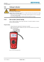 Предварительный просмотр 39 страницы Benning MM 7-2 Operating Manual