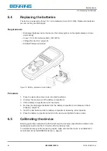 Предварительный просмотр 44 страницы Benning MM 7-2 Operating Manual