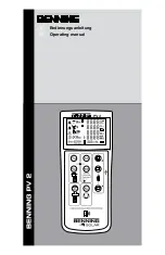 Benning PV 2 Operating Manual предпросмотр