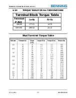 Предварительный просмотр 45 страницы Benning Tebevert III Operation And Maintenance Manual