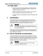 Предварительный просмотр 55 страницы Benning Tebevert III Operation And Maintenance Manual