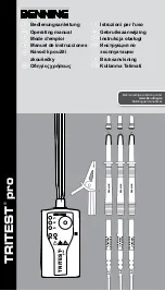 Preview for 1 page of Benning TRITEST Pro Operating Manual