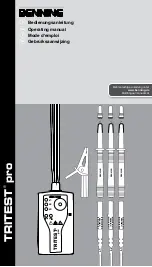 Preview for 2 page of Benning TRITEST Pro Operating Manual