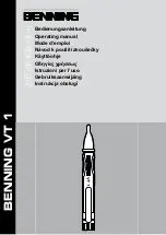 Preview for 1 page of Benning VT 1 Operating Manual