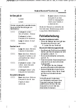 Preview for 18 page of BENQ-SIEMENS Comfort HHB-160 User Manual