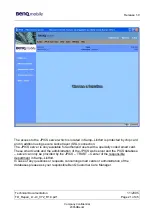 Предварительный просмотр 21 страницы BENQ-SIEMENS Vodafone C72 Service Manual