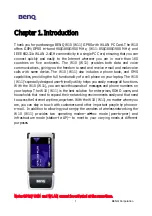 Preview for 5 page of BenQ 56W10 User Manual