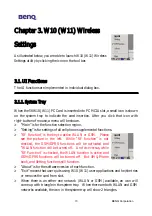 Preview for 17 page of BenQ 56W10 User Manual