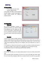 Preview for 38 page of BenQ 56W10 User Manual