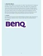 Preview for 5 page of BenQ 9H.LDMLA.TB Series Service Manual