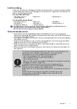 Preview for 8 page of BenQ AR15 D Genie User Manual