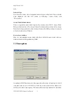 Предварительный просмотр 12 страницы BenQ AWL-100 User Manual