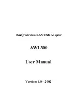 Preview for 1 page of BenQ AWL300 User Manual