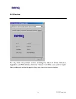 Предварительный просмотр 22 страницы BenQ AWL400 User Manual