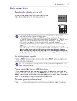 Preview for 21 page of BenQ BH281 User Manual