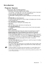 Preview for 7 page of BenQ BH3002 User Manual