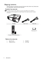 Preview for 8 page of BenQ BH3002 User Manual