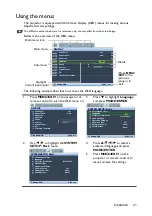 Preview for 21 page of BenQ BH3002 User Manual