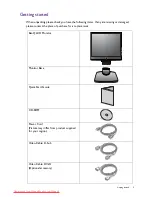 Предварительный просмотр 5 страницы BenQ BL912 User Manual