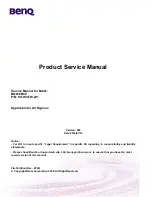 BenQ BQ060B00 Service Manual предпросмотр