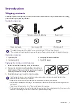 Preview for 7 page of BenQ CineHome HT2550M User Manual