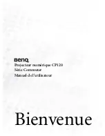 Preview for 1 page of BenQ Commuter CP120 (French) Manuel De L'Utilisateur