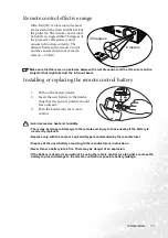 Preview for 17 page of BenQ COMMUTER CP120c User Manual