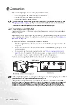 Preview for 22 page of BenQ COMMUTER CP120c User Manual