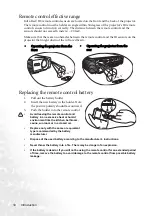 Preview for 16 page of BenQ Commuter CP220 User Manual